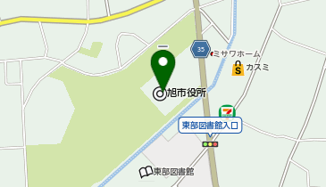 旭市役所こども家庭課家庭児童相談室の地図画像