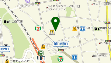 デリカ川口の地図画像