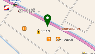 ikkaモラージュ菖蒲の地図画像