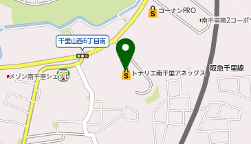 靴のヒラキトナリエ南千里アネックス店の地図画像