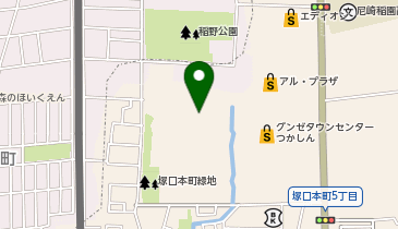 靴のヒラキグンゼタウンセンターつかしん店の地図画像