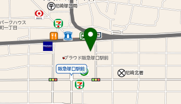 靴のヒラキ塚口さんさんタウン店の地図画像