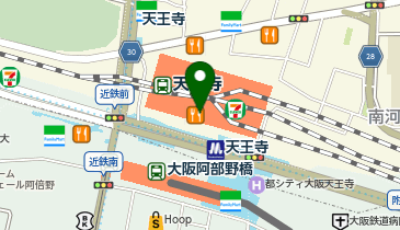 シューファンタジー天王寺ミオ店の地図画像