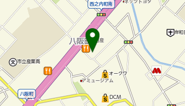 ホテルサバナリゾートの地図画像