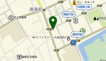 かがわ若者サポートステーション丸亀サテライトの地図画像