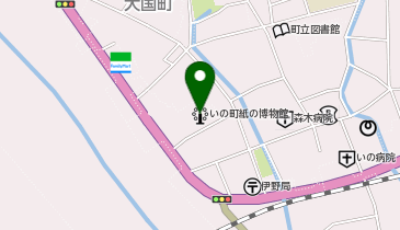 伊野製紙工業会の地図画像