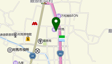 ワコールショップみうらの地図画像