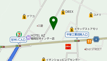 株式会社松尾自動車朝倉店の地図画像