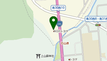 AGHトヨタ札幌株式会社 ジョイック藻岩の地図画像