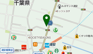 アフラックサービスショップ日本調剤浦安薬局店の地図画像