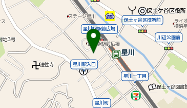 アフラックサービスショップ日本調剤星川薬局店の地図画像