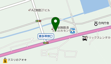 とれとれセンターの地図画像