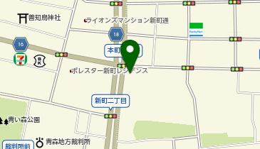 ビックエコー青森本町店の地図画像
