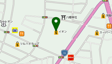 からだ動き回復センターイオン福島店の地図画像