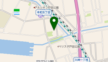 カギとドア修理コバヤシ戸田の地図画像
