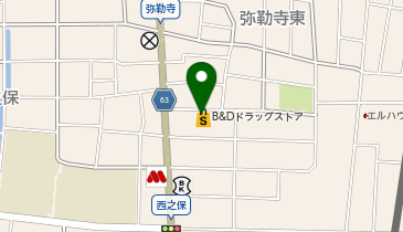 ツルハドラッグ西春店の地図画像