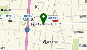 未来ケアカレッジ岐阜校の地図画像