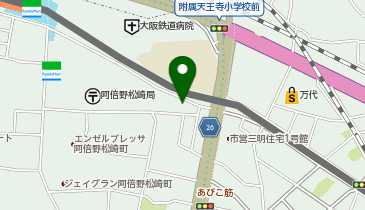 アベノあすか薬局の地図画像