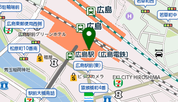 ディズニーストアミナモア広島店の地図画像