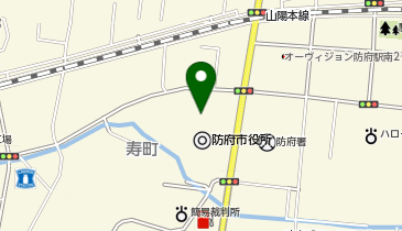 山口県防府保健所の地図画像