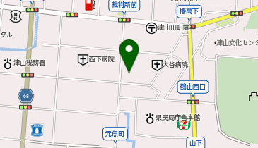 岡山県美作保健所 企画調整情報課の地図画像