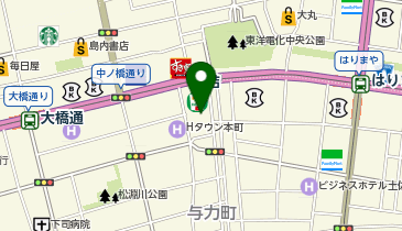 高知うどん・もとちかの地図画像