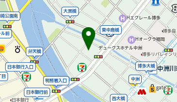 在福岡インド総領事館の地図画像