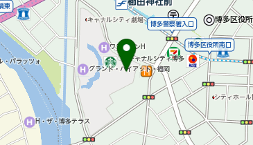 キャナルシティ博多 ビジネスセンタービル 地下1階 マツモトキヨシの地図画像