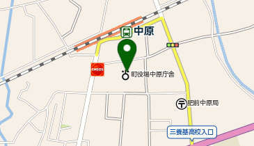 みやき町役場中原庁舎子育て福祉課の地図画像
