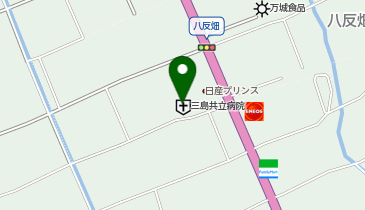 三島共立病院 予約受付専用の地図画像