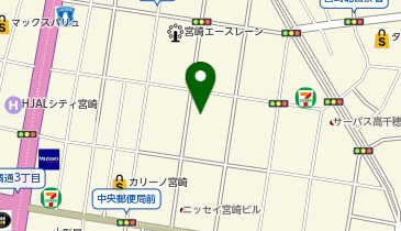 宮崎銀行 休日・時間外のカード・通帳等の喪失受付の地図画像