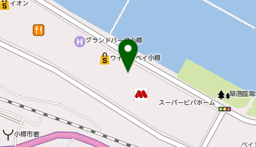 ウィングベイ小樽店の地図画像