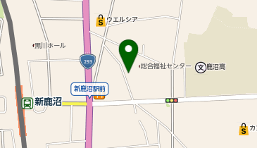 鹿沼市役所 南部地区会館の地図画像