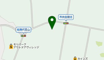 モリパークインドアテニススクールの地図画像