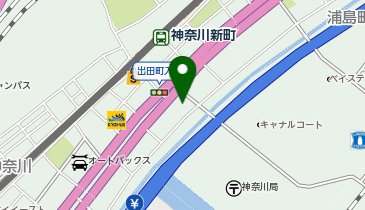 ピザハット神奈川新町店の地図画像