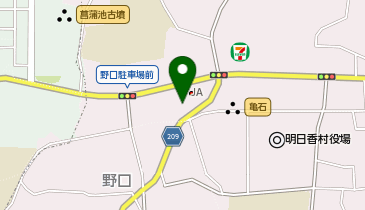 奈良県農業協同組合あすか経済の地図画像