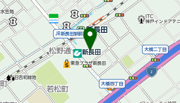 スクールショッププラザAピフレ新長田店の地図画像