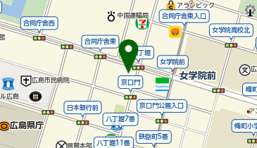 広島県警察本部 広島交通反則通告センターの地図画像