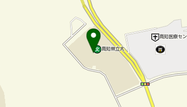 高知県立大学池キャンパス健康管理センターの地図画像