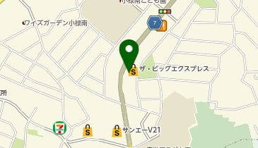 美容室なないろマックスバリュ小禄店の地図画像