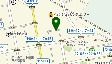 イオン札幌桑園ショッピングセンターイオン札幌桑園店の地図画像
