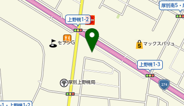 ティア厚別の地図画像