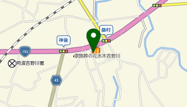 活魚の内田の地図画像