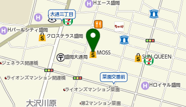 クラフトハートトーカイ盛岡MOSS店の地図画像