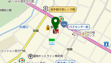 手芸のイズミヤの地図画像