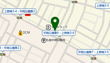 イン東京 上野幌店の地図画像