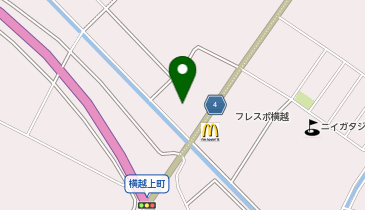 ことぶき寿司 プラント横越店の地図画像