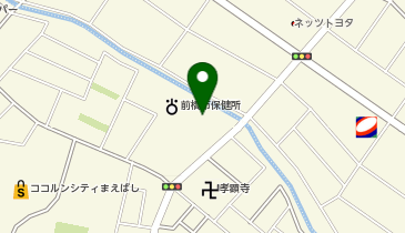 前橋市役所こども未来部こども施設課給付管理係の地図画像
