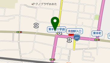ワンステップ太田就労支援施設の地図画像