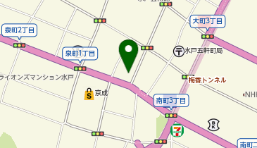 ディーキャリア水戸オフィスの地図画像